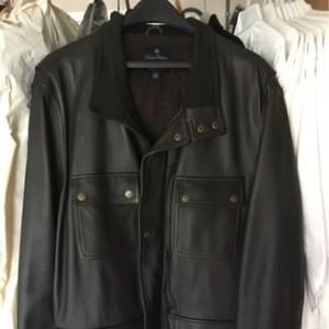 Black leather 3/4 length men’s jacket. Used, but in great condition.